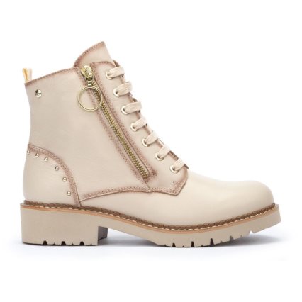 Women's Pikolinos VICAR Ankle Boots Cream | NZ O19278A